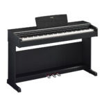 Yamaha YDP145 Digital Piano Black Angle