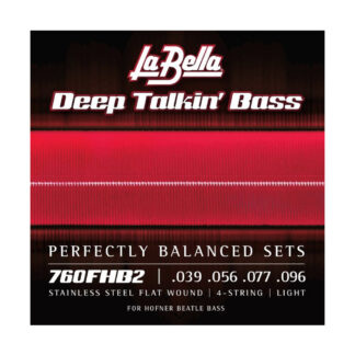 La Bella 760FHBB Flatwound Bass Strings 30-96 (Beatle Bass)