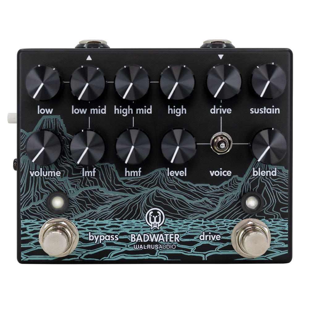 Walrus Audio Badwater Bass Pre-Amp D.I. Front