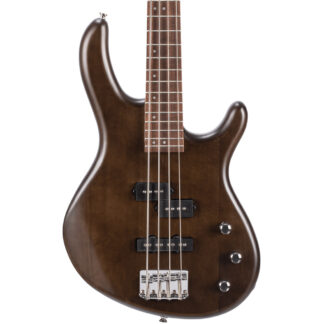 Cort Action PJ OPB Bass Guitar Walnut Front