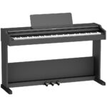 Roland RP107 Digital Piano Black Angle