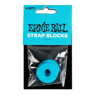 Ernie Ball Strap Blocks 4-Pack Blue