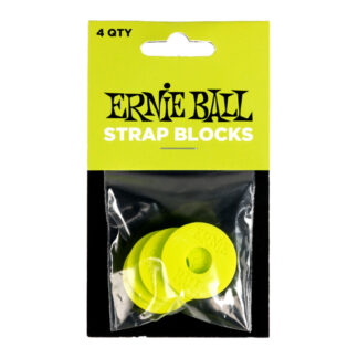 Ernie Ball Strap Blocks 4-Pack Green