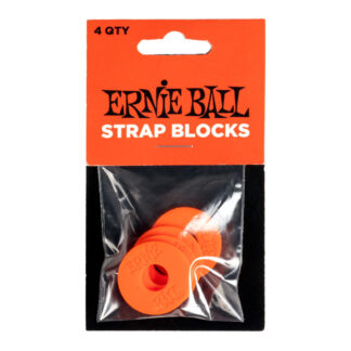 Ernie Ball Strap Blocks 4-Pack Red