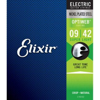 Elixir 09-42 Optiweb Electric Guitar Strings