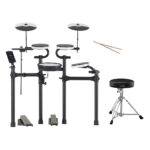 Roland TD-02KVDAP V-Drums Compact Complete Electronic Drum Kit w/ Hardware Pack