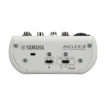 Yamaha AG03MK2 Mixer Interface White Rear