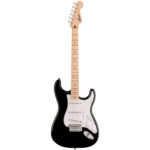 Squier Sonic Stratocaster Black Electric Guitar Full