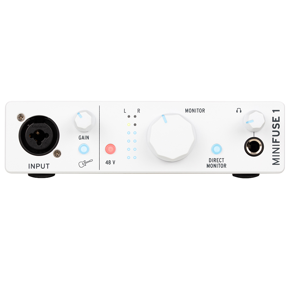 Arturia MiniFuse 1 Portable Audio Interface White - World of Music