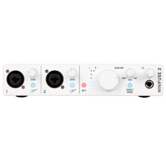 Arturia MiniFuse 2 Flexible Dual Audio Interface White Front