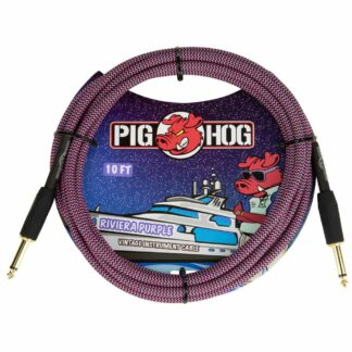 Pig Hog Riviera Purple 10ft Instrument Cable