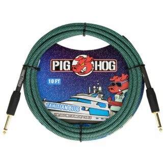 Pig Hog Tahitian Blue 10ft Instrument Cable