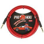 Pig Hog Woven Candy Apple 10ft Instrument Cable