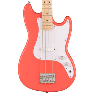 Squier Sonic Bronco Bass Tahitian Red Front