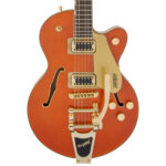 Gretsch G5655TG Electromatic Center Block Jr. Bigsby Orange Stain Electric Guitar Front