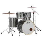 Pearl Export EXX 22″ Fusion + W/Hardware and RSG Cymbal Pack – Smokey Chrome