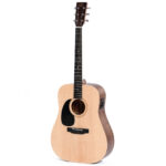 Sigma DMEL Dreadnaught Left-Handed Acoustic Guitar Full