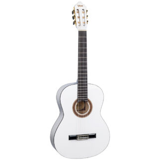 Valencia VC104 Classical Guitar White