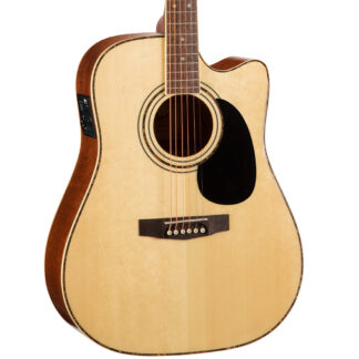 Cort AD880CE Acoustic/Electric Guitar Natural Front