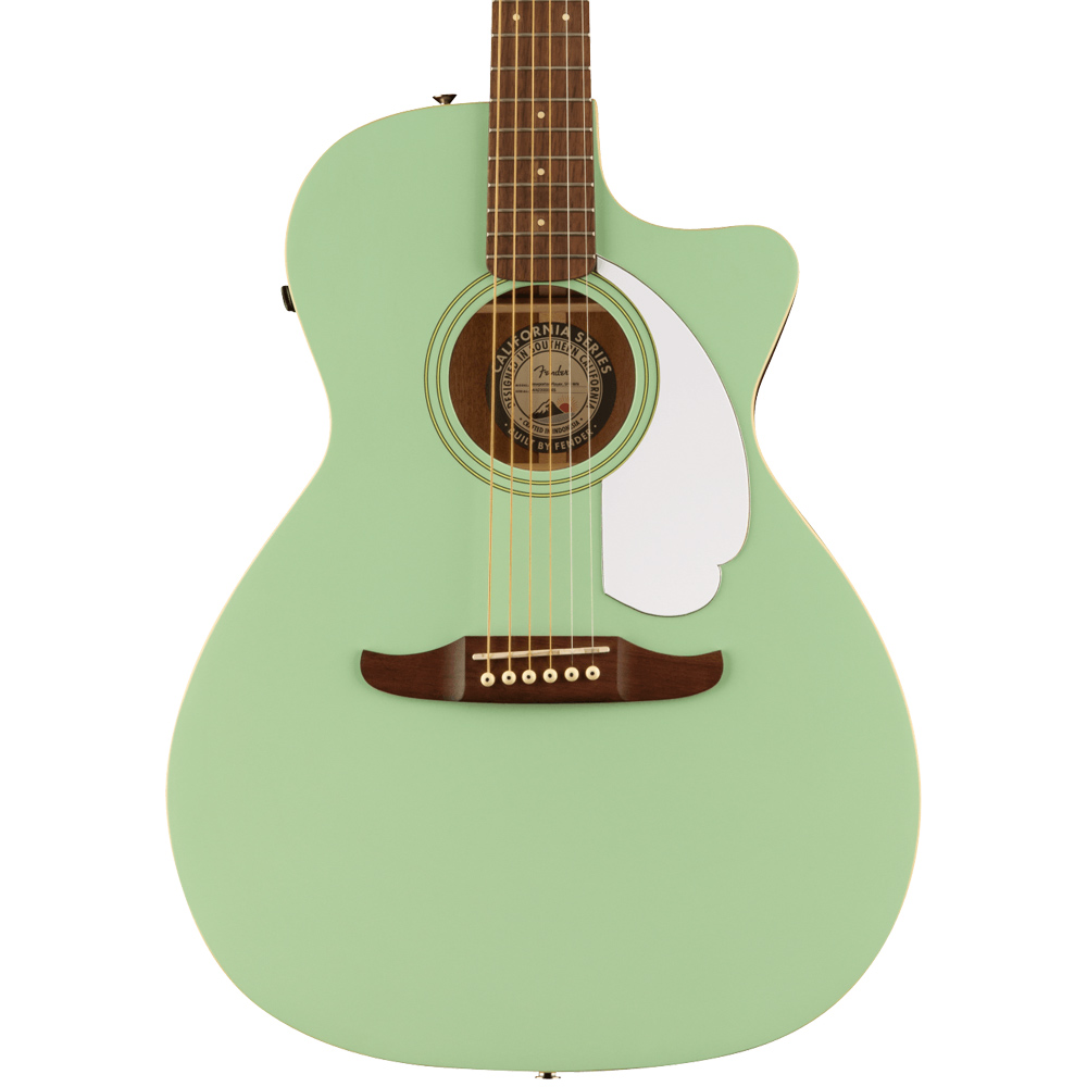 Fender Guitare Electro Acoustique Newporter Player Surf Green WPG