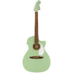 Fender Newporter Player Surf Green Acoustic/Electric Guitar Full