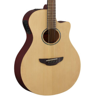 Yamaha APX600M Natural Satin Acoustic Electric Guitar Front