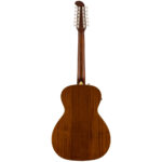 Fender Villager 12 String Aged Natural Acoustic/Electric Guitar Full Rear