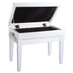 Roland RPB400 Adjustable Piano Bench White Open