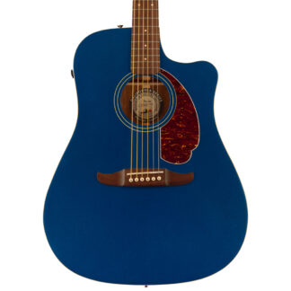 Fender Redondo Player Acoustic/Electric Guitar Lake Placid Blue Front