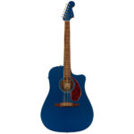 Fender Redondo Player Acoustic/Electric Guitar Lake Placid Blue Full