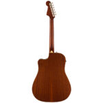 Fender Redondo Player Acoustic/Electric Guitar Lake Placid Blue Full Rear