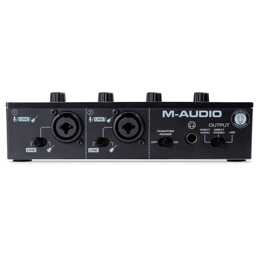 M-Audio M-Track Duo USB Audio Interface Front