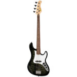 Cort GB24JJ Bass Guitar 2 Transparent Black Full