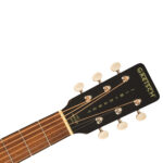 Gretsch Jim Dandy Deltoluxe Parlor Black Top Front Headstock