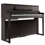 Roland LX5DR Digital Piano Dark Rosewood W/Piano Bench Angle