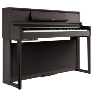 Roland LX5DR Digital Piano Dark Rosewood W/Piano Bench Angle