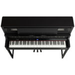 Roland LX9CH Digital Piano Charcoal W/Piano Bench Ebony Top