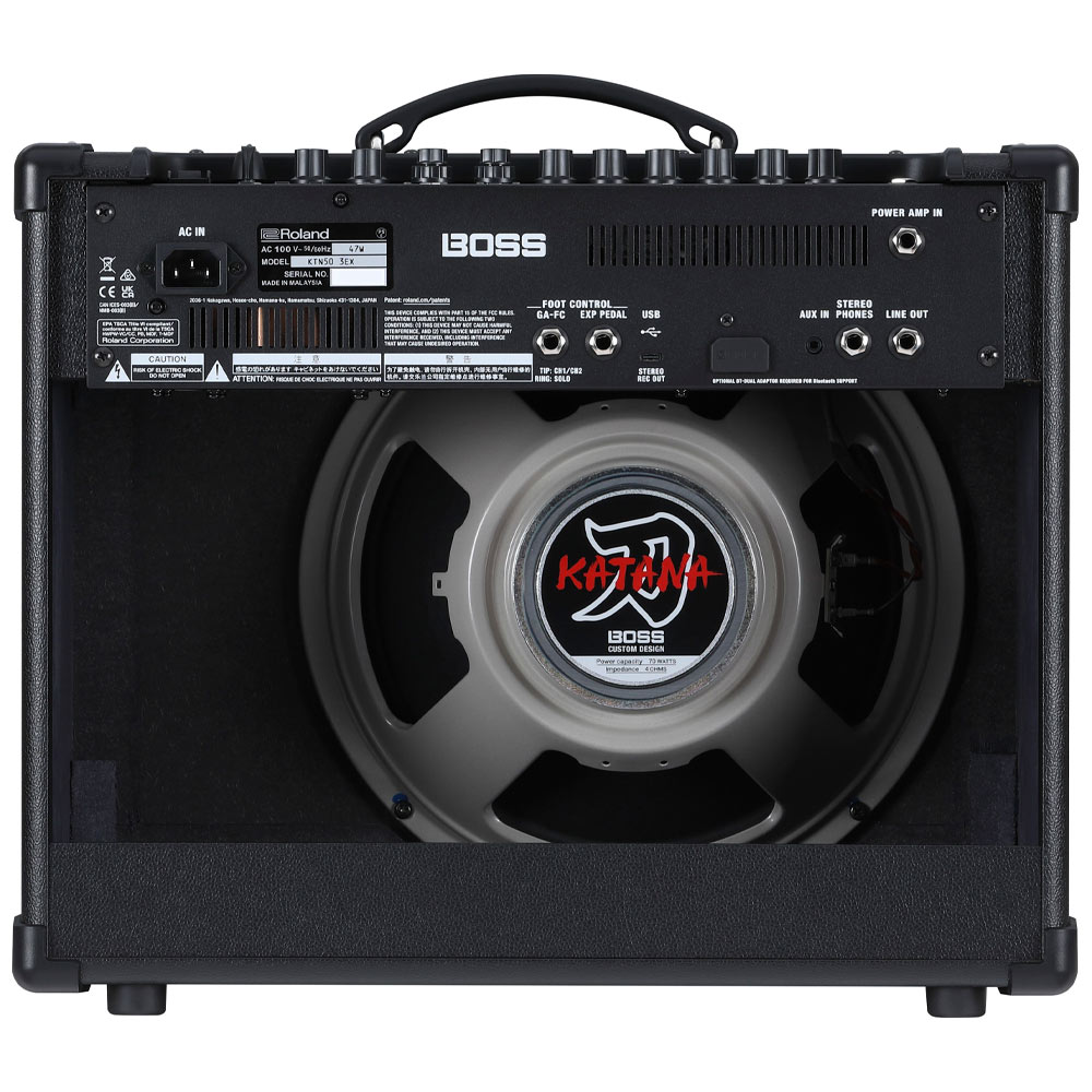 Boss KATANA 50 EX Gen 3 Guitar Amplifier Rear