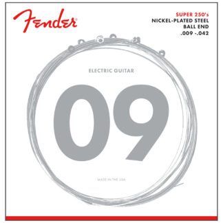 Fender Super 250 Electric Guitar Strings 9-42
