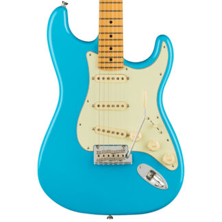 Fender American Professional II Stratocaster Miami Blue close view