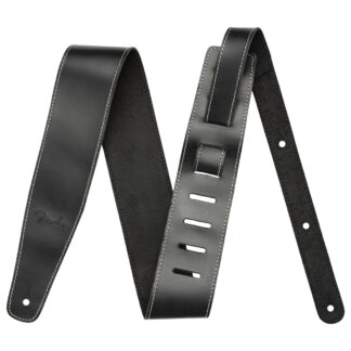 Fender Broken-In Leather Strap 2.5" Black