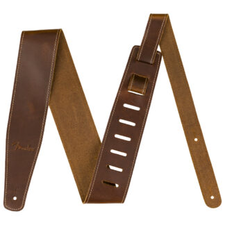 Fender Broken-In Leather Strap 2.5" Tan