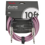 Fender Contour Instrument Cable 10ft Burgundy Mist Packed