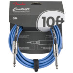 Fender Contour Instrument Cable 10ft Lake Placid Blue Packed