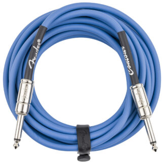 Fender Contour Instrument Cable 18.6ft Lake Placid Blue Unpacked