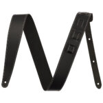 Fender Essentials Leather Strap 2" Black