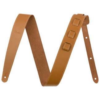 Fender Essentials Leather Strap 2" Tan