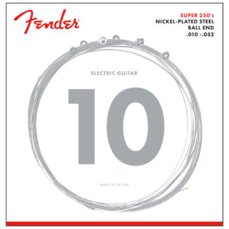 Fender Super 250's Nickel Plated Steel Electric Guitar Strings (10-52)