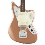 Fender American Professional Classic Jaguar Rosewood Faded Firemist Gold Close view