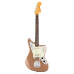 Fender American Professional Classic Jaguar Rosewood Faded Firemist Gold full view